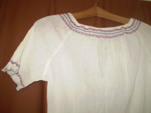 vintage embroidered ladies blouse cotton kern mul… - image 6