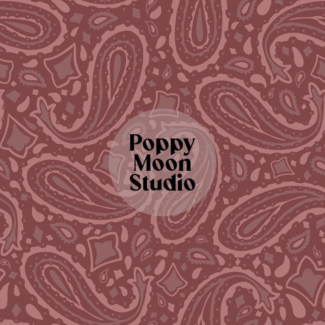 Red Western Repeat Pattern Western Paisley Seamless Repeat Pattern Cowboy Hand Drawn - Etsy