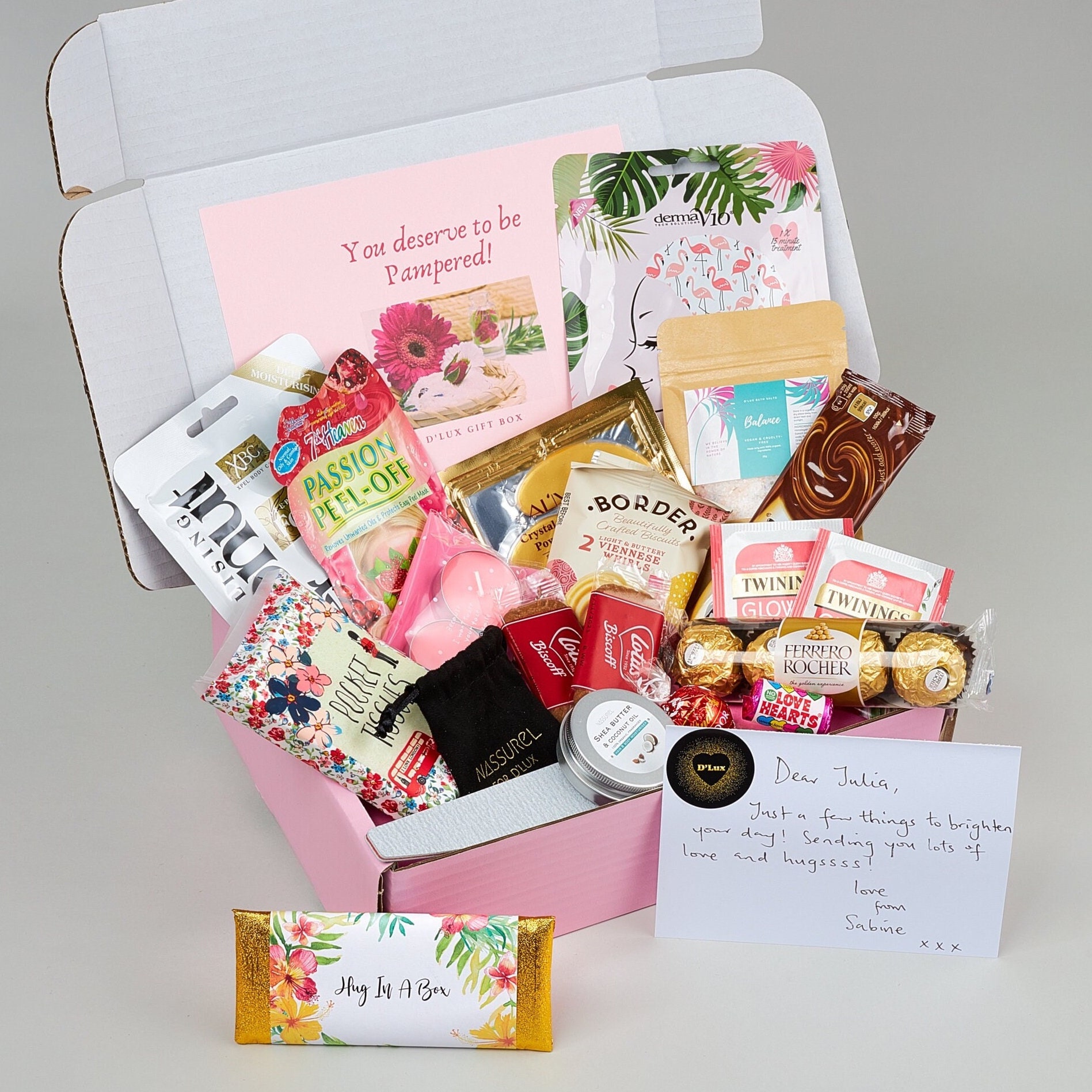 Se Sentir Cestas de regalo de spa de San Valentín para mujer ideas de juego  de regalos de cumpleaños para ella en esencia de granada de rosa kit de –  Yaxa Costa