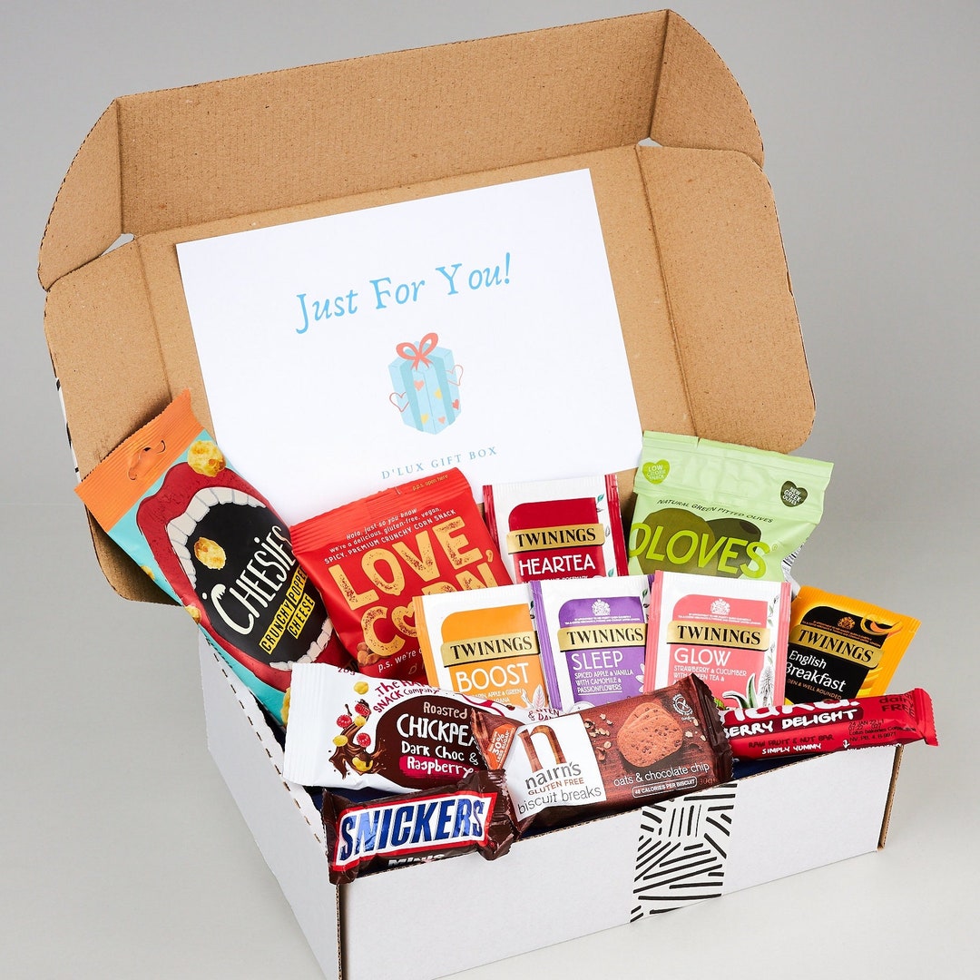 Gluten Free Snack Box, Gluten Free Gifts, Personalised Box, Gluten Free