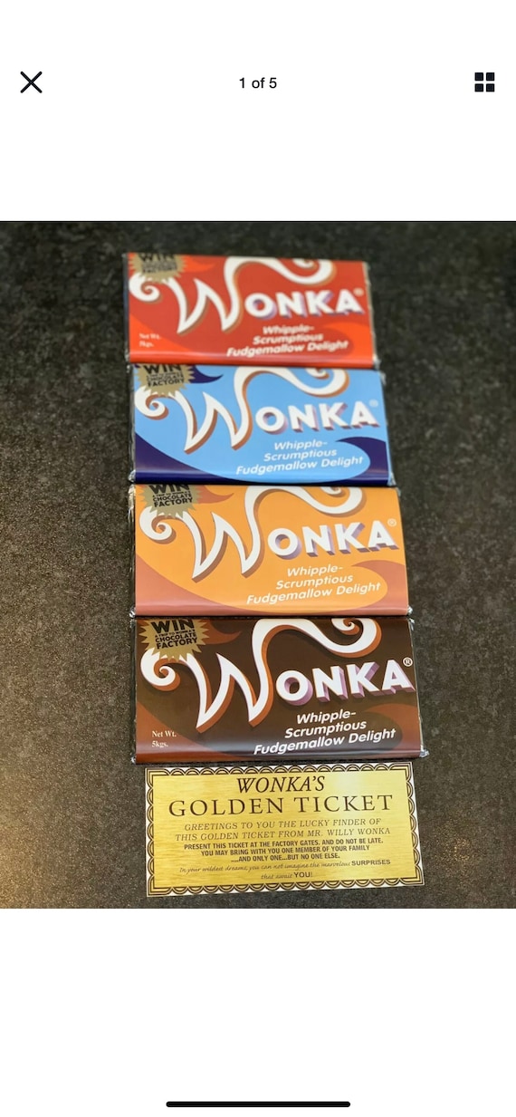 W-M4-4 Boys Girls Roald Dahl Winning Wonka Bar Costume Charlie - Foto 4