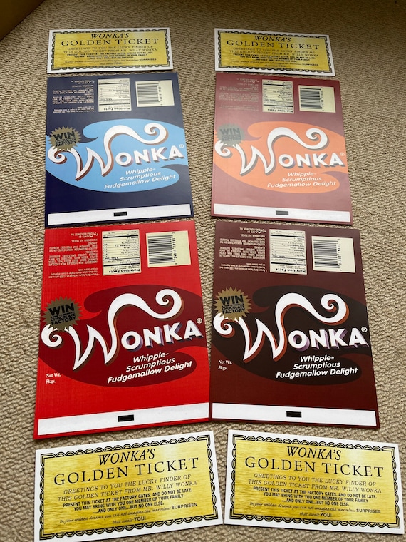 Tablette de chocolat Willy WonkaCadeaux clients, employés  -  Tablette  de chocolat, Charlie et la chocolaterie, Chocolat wonka