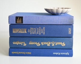 Coffee Table Book | Vintage | Dekorative Bücher | Blauer Bücherstapel | Matching Books | Home Dekor | Deko Bücher | Regal Deko | Wohn Dekor