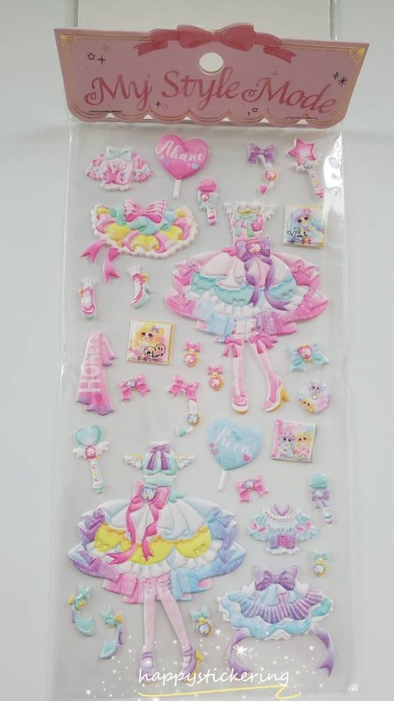 Puff Doll Diy Dressing Show Foam Stickers Cute - Temu