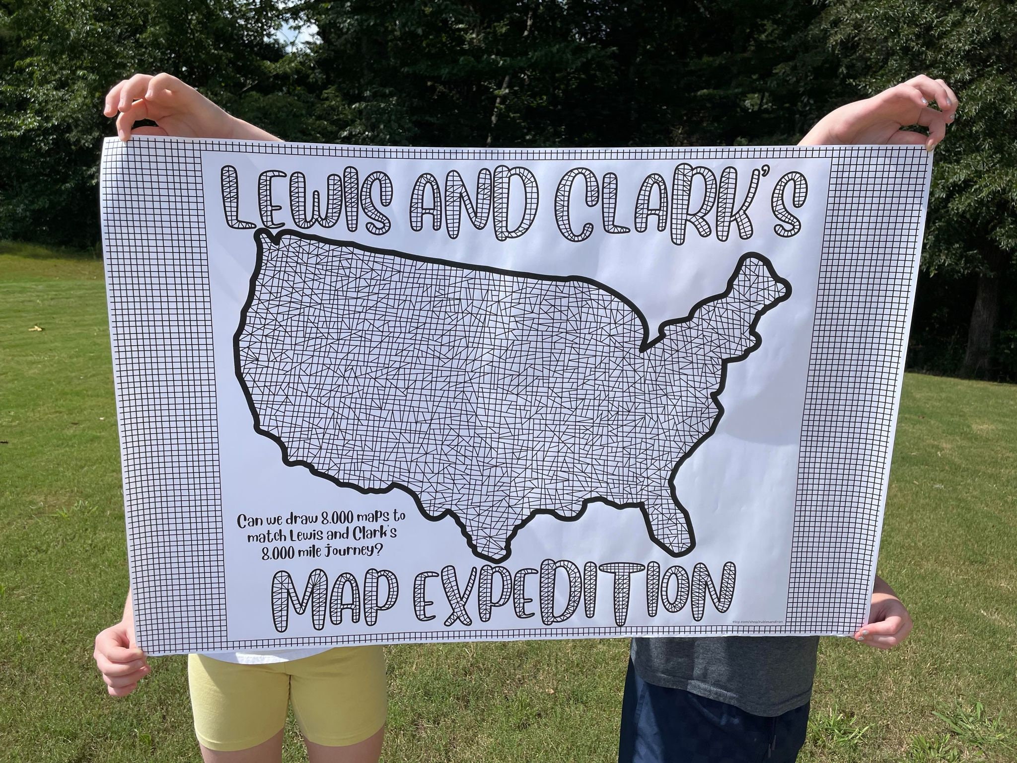 Lewis and Clark Map Drawing Expedition Tracker - Classical ...