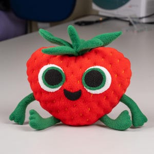 Pelúcia de morango, Cloudy with a Chance of Meatballs 2 - Cena de Barry the Berry, feito sob encomenda 8,5 pol.