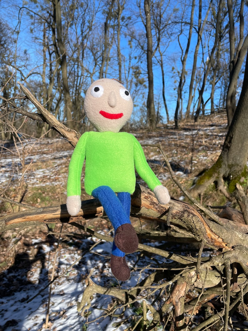 Baldi Basics Plush Toy, Baldi Handmade Soft Toy, Teacher Baldi ...
