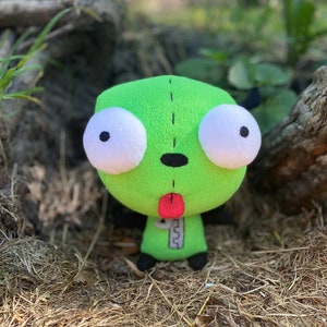 Invader Zim inspired - GIR Invader ZIM, Gir plush,Handmade soft plush.(Unofficial)