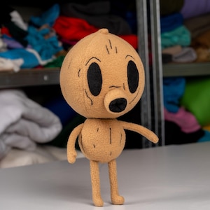 Woodman Plush Hilda Inspired, Handmade Soft Toy, Hilda Plushies 9 in