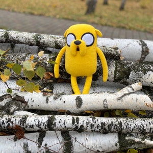 Jake the Dog plush toy, Jake the dog soft toy, handmade, sizes 12