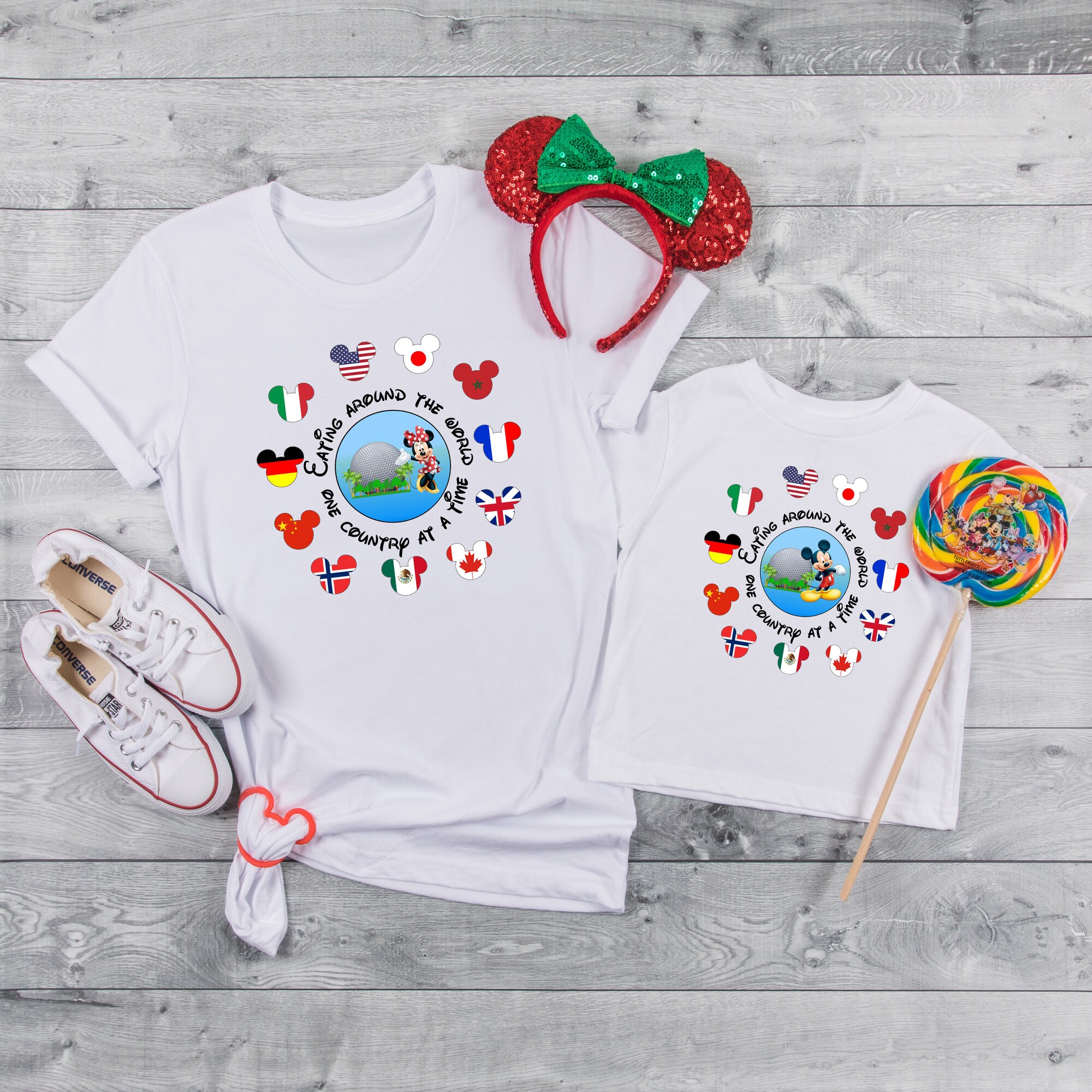 Discover Disney Epcot Vacation 2022 Matching T-Shirts