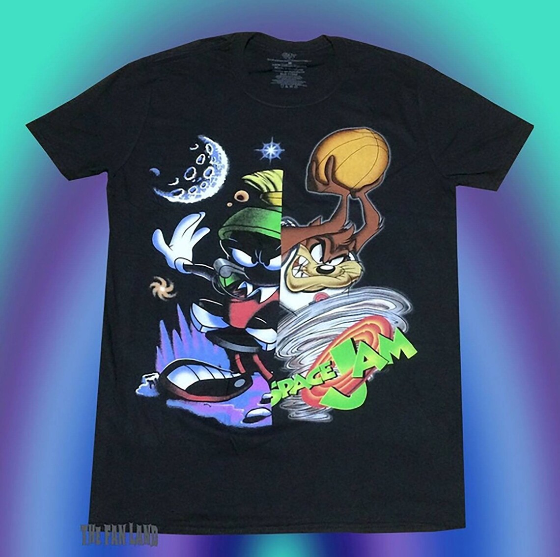 Space Jam TShirt Tasmanian Devil TShirt Marvin the Martian Etsy