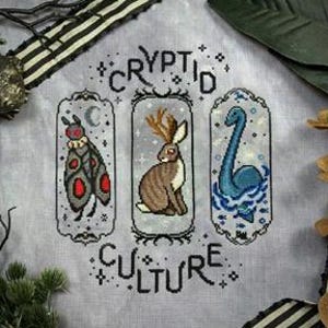 Cryptic Culture Counted Cross Stitch Pattern by The Stitch Crypt