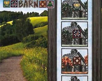 Counted Cross Stitch Pattern - Four Seasons Barn by Stoney Creek Collection, 8 1/2" x 11" cardstock booklet, 14 count