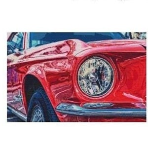 67 Mustang Counted Cross Stitch Pattern
