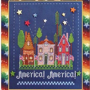 America! Counted Cross Stitch Pattern by Cross-Point Designs