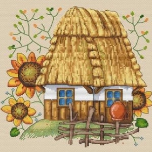 The House Counted Cross Stitch Kit by Merejka Import
