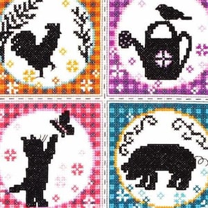 Farm Yard Animals Counted Cross Stitch Kit