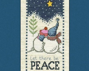 Let There Be Peace Counted Cross Stitch Pattern