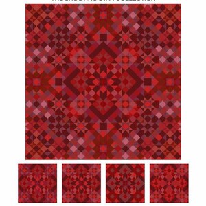 Counted Cross Stitch Pattern - Ruby (Shooting Star Collection) by Carolyn Manning, 8 1/2" x 11" cardstock booklet, 14 count