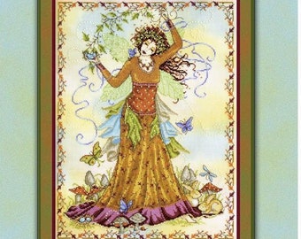 Woodland Goddess Counted Cross Stitch Pattern by Joan Elliott Design
