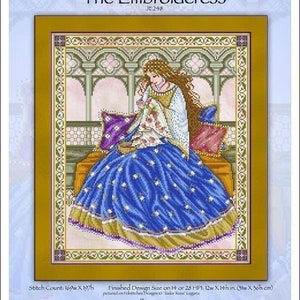 The Embroideress Counted Cross Stitch Pattern
