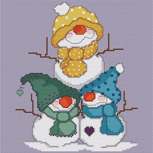 Pile of Pals Counted Cross Stitch Pattern by Carolyn Manning Designs