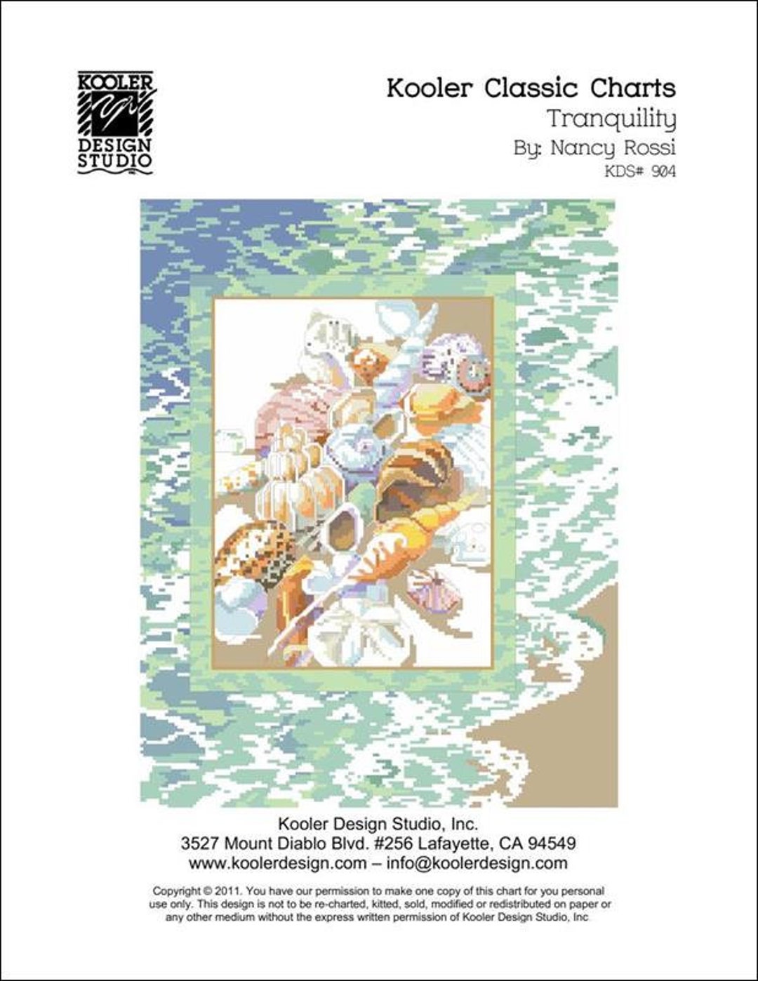 Tranquility Counted Cross Stitch Pattern by Kooler Design Studio - Etsy