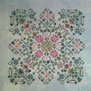 Denny (The Bouquet Collection) Counted Cross Stitch Pattern by Carolyn Manning Designs