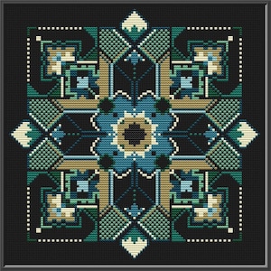 Day&#39;s End Counted Cross Stitch Pattern by Carolyn Manning Designs