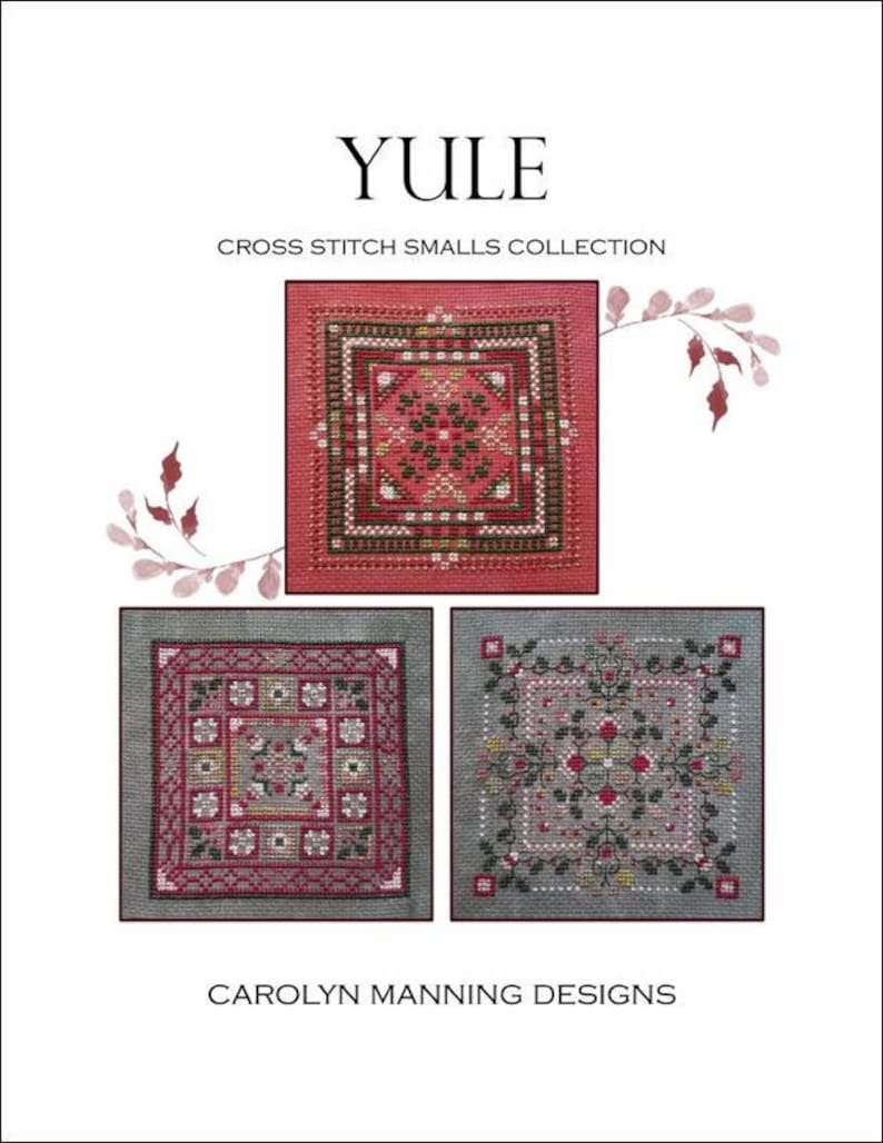 Yule Cross Stitch Smalls by Carolyn Manning Designs