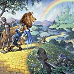 Wizard of Oz Companions Counted Cross Stitch Pattern from Heaven and Earth Designs