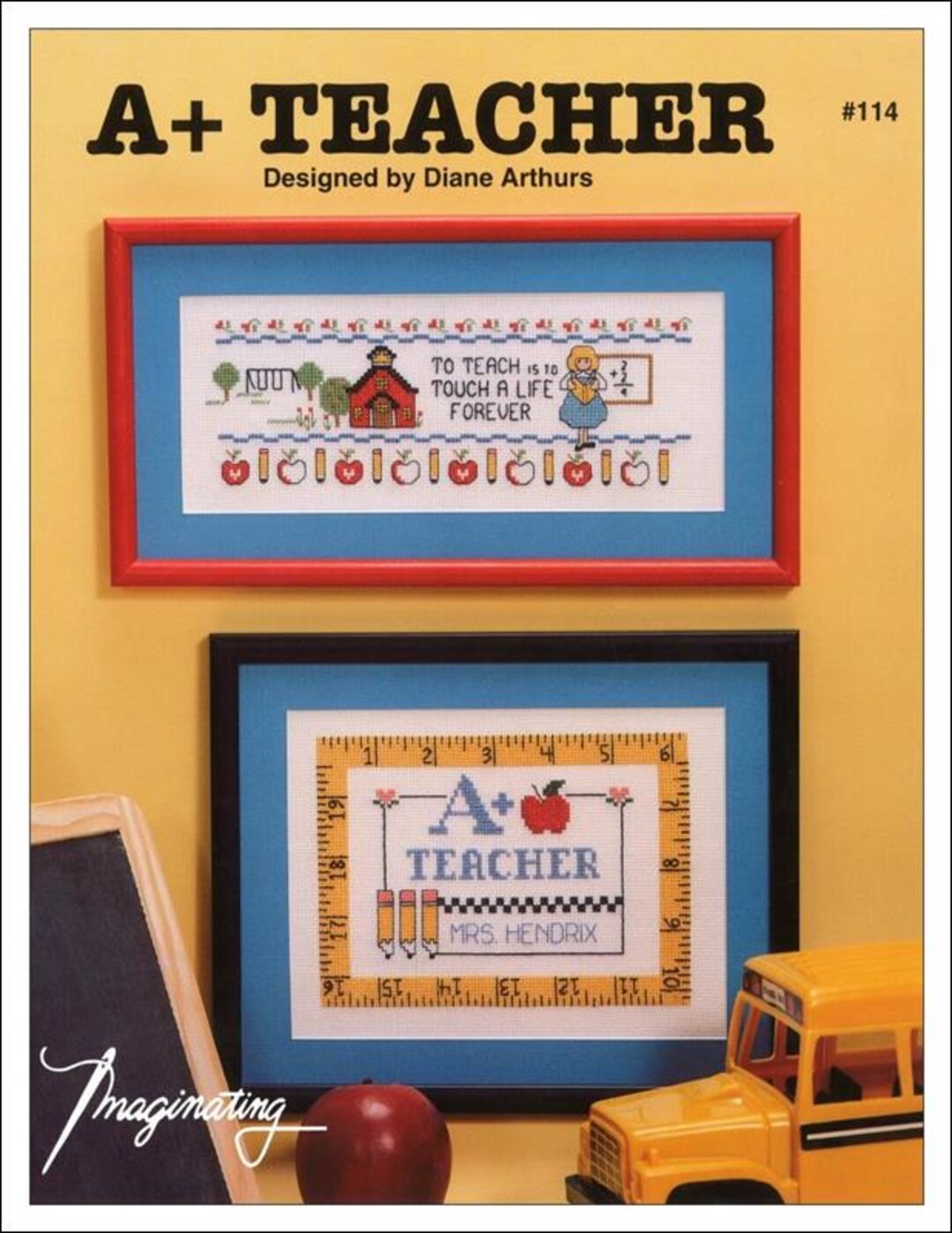 A+ Teacher Counted Cross Stitch Pattern - Etsy Australia