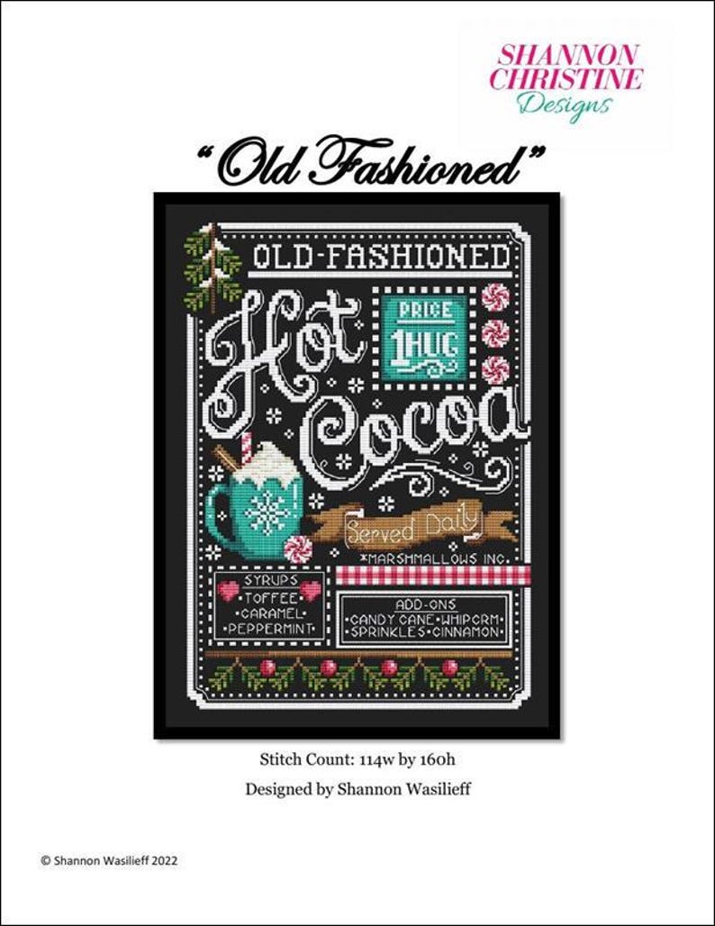 Old Fashioned Counted Cross Stitch Pattern by Shannon Christine Designs ...