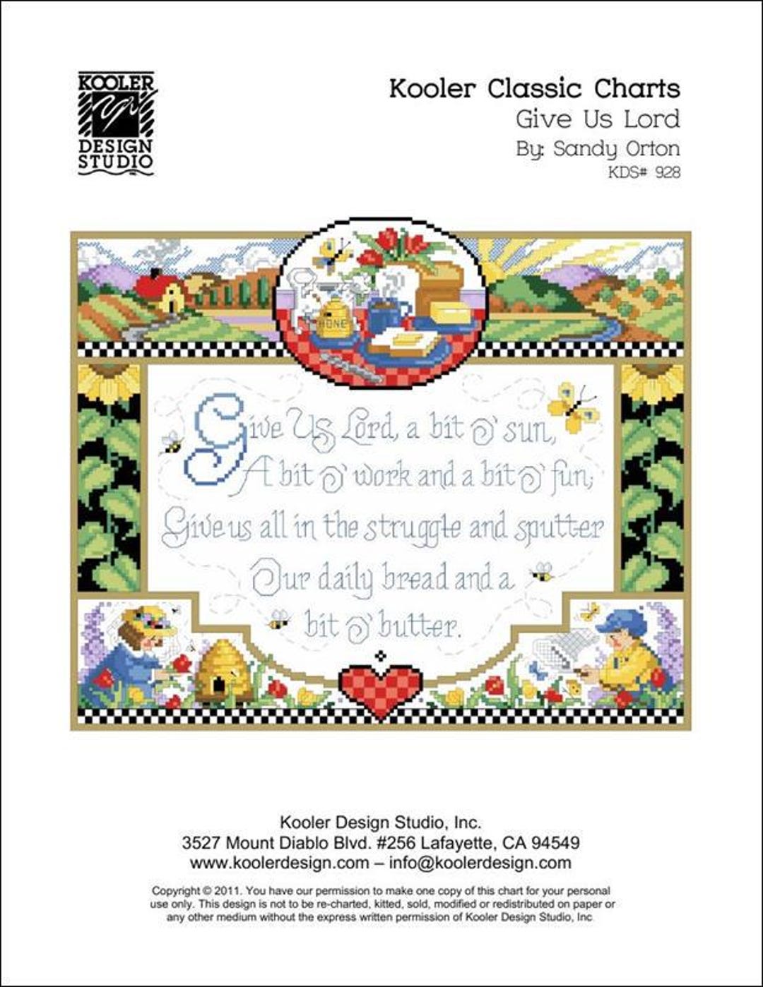 Give Us Lord Counted Cross Stitch Pattern by Kooler Design Studio - Etsy