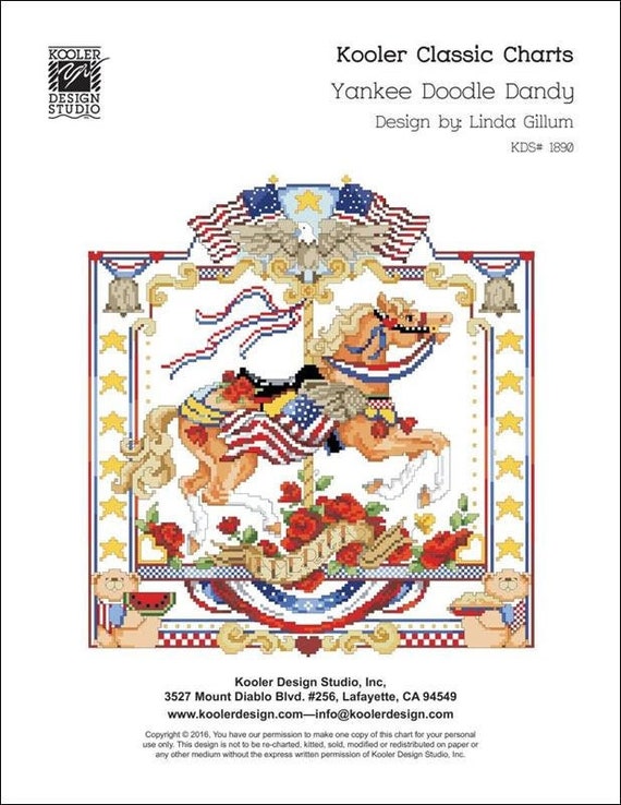 Counted Cross Stitch Pattern - Yankee Doodle Dandy by Kooler