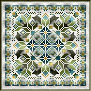 Floret Counted Cross Stitch Pattern by Carolyn Manning