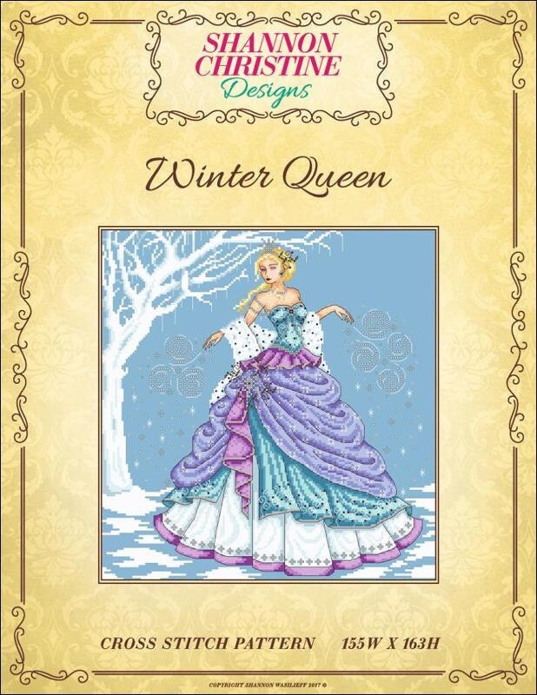 Cross Stitch Pattern - Winter Queen by Shannon Christine Designs - Etsy