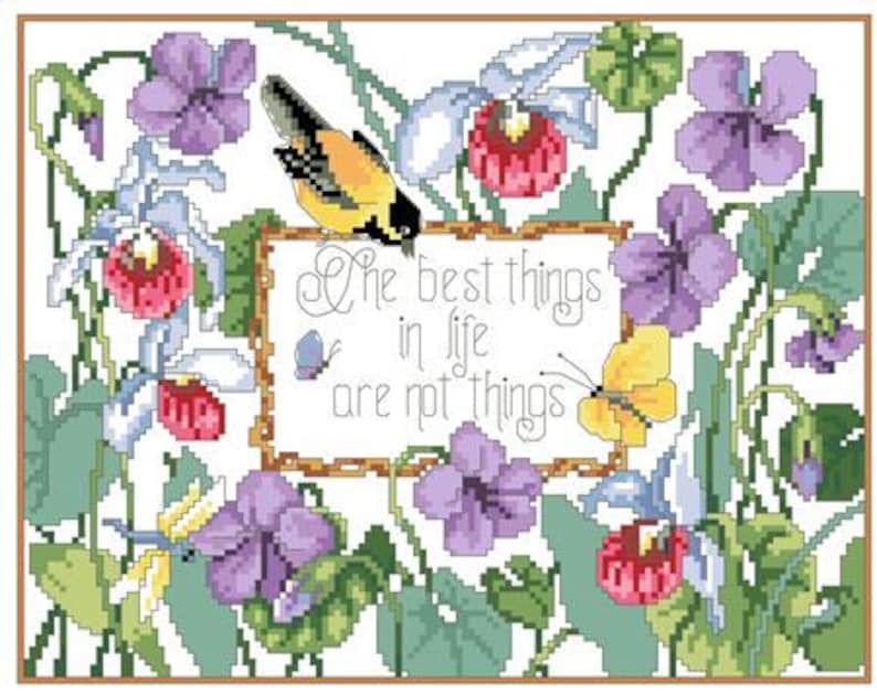 Patrón de punto de cruz contado "Las mejores cosas" de Kooler Design Studio imagen 2