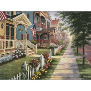 Country Homes Counted Cross Stitch Pattern by Charting Creations