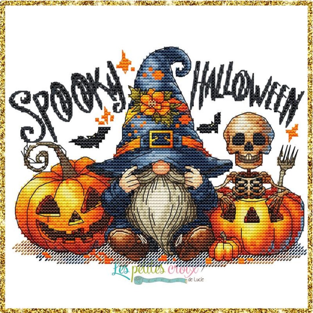 Spooky Halloween Counted Cross Stitch Pattern by Les Petites Croix De ...