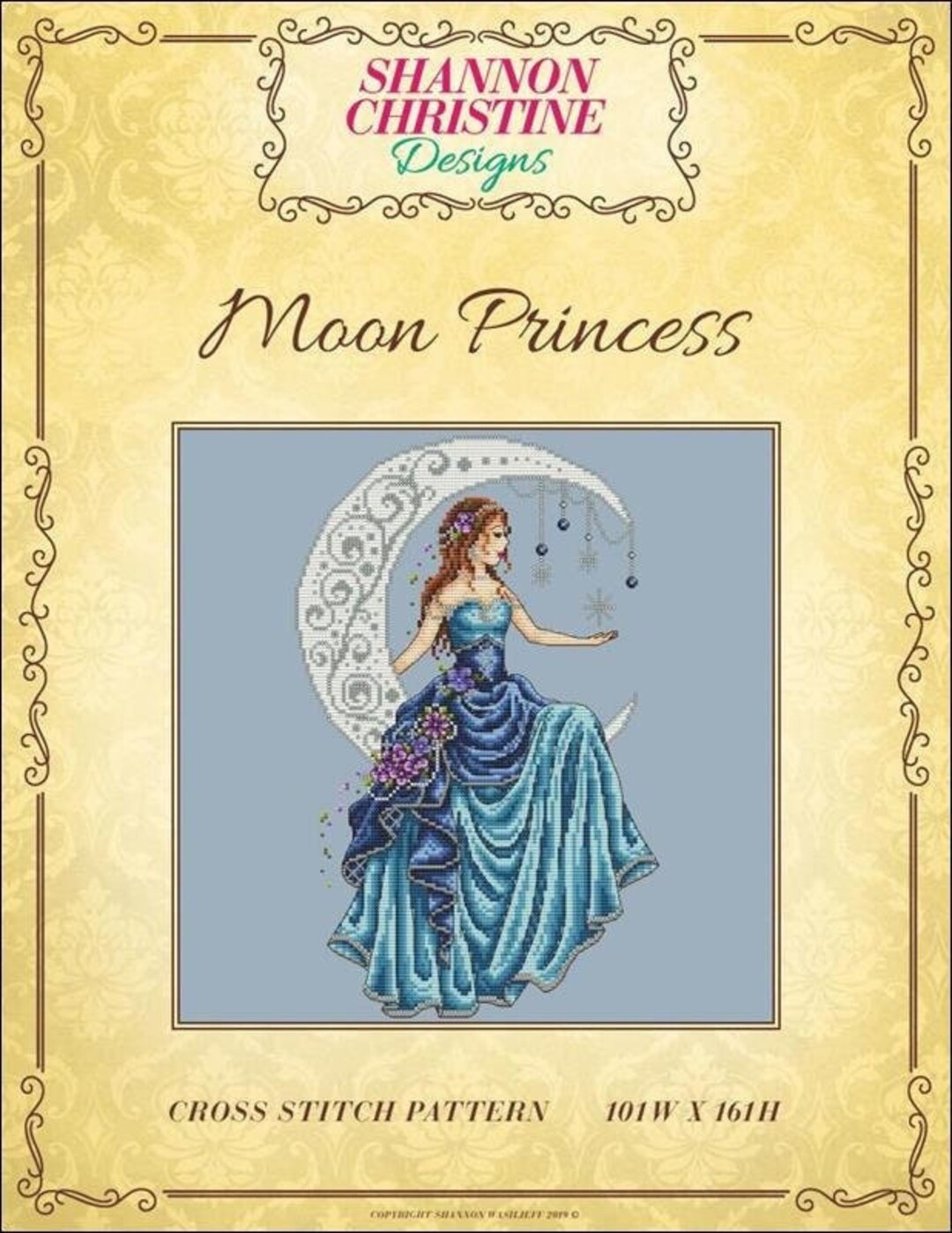 Moon Princess Counted Cross Stitch Pattern by Shannon Christine Designs ...