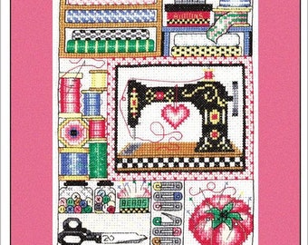 My Sewing Treasures Counted Cross Stitch Kit