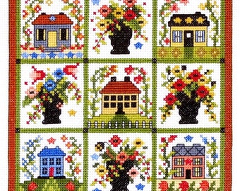 Baltimore Sampler Counted Cross Stitch Kit