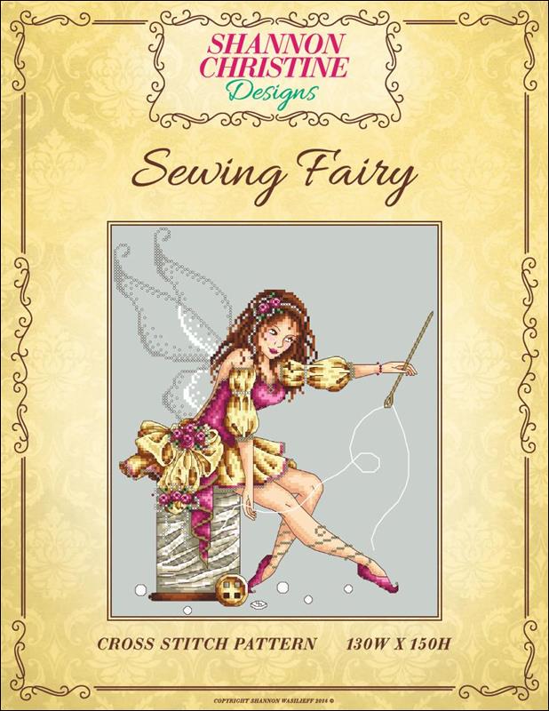 Sewing Fairy Counted Cross Stitch Pattern by Shannon Christine Designs ...