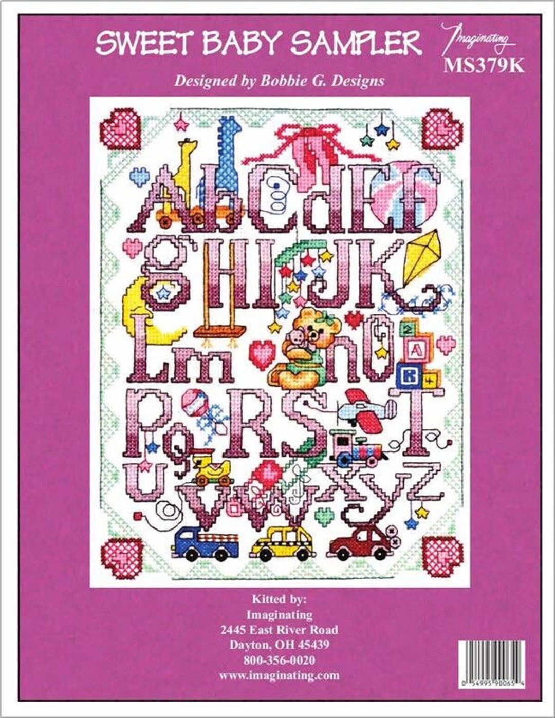 Sweet Baby Sampler Cross Stitch Kit by Imaginating - Etsy