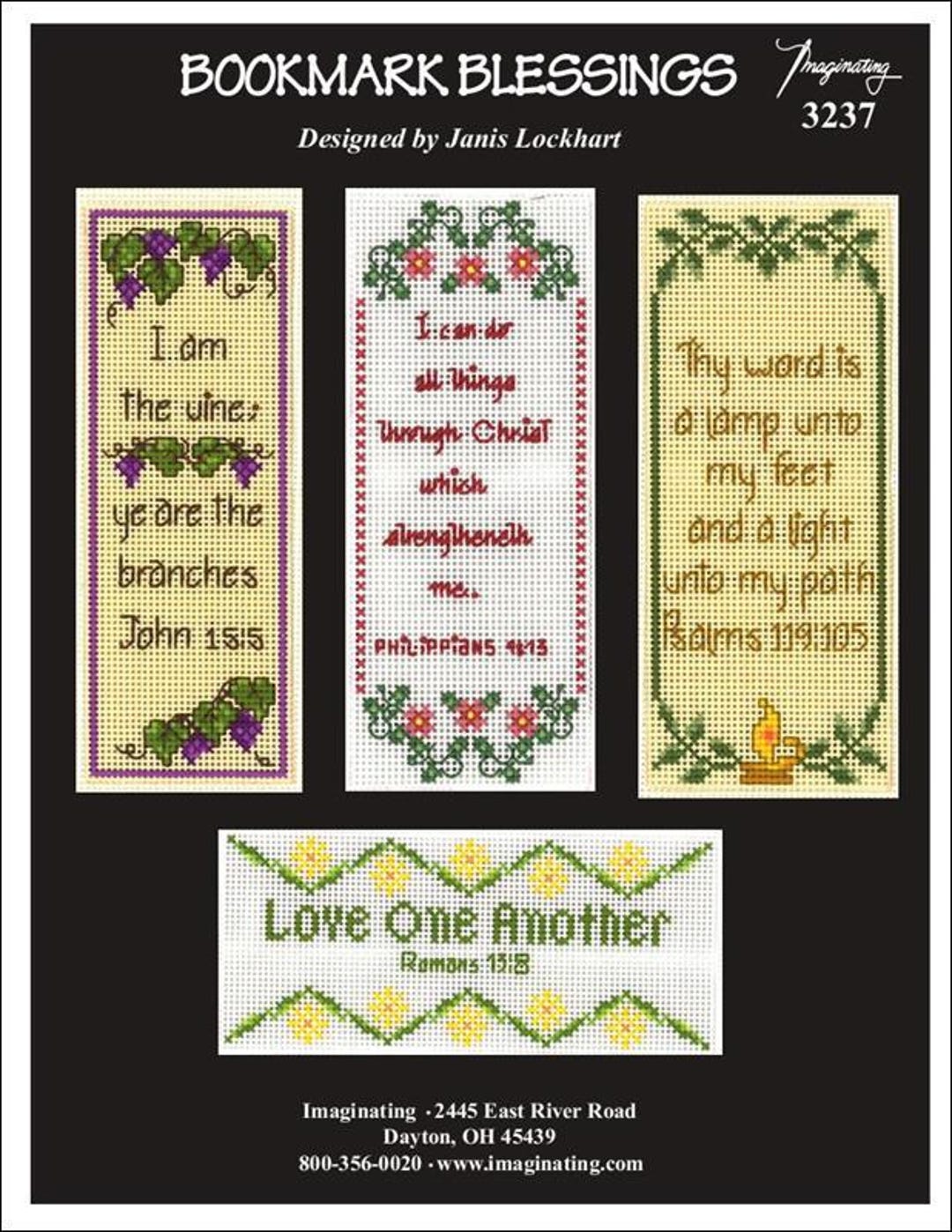 Bookmark Blessings Counted Cross Stitch Pattern - Etsy