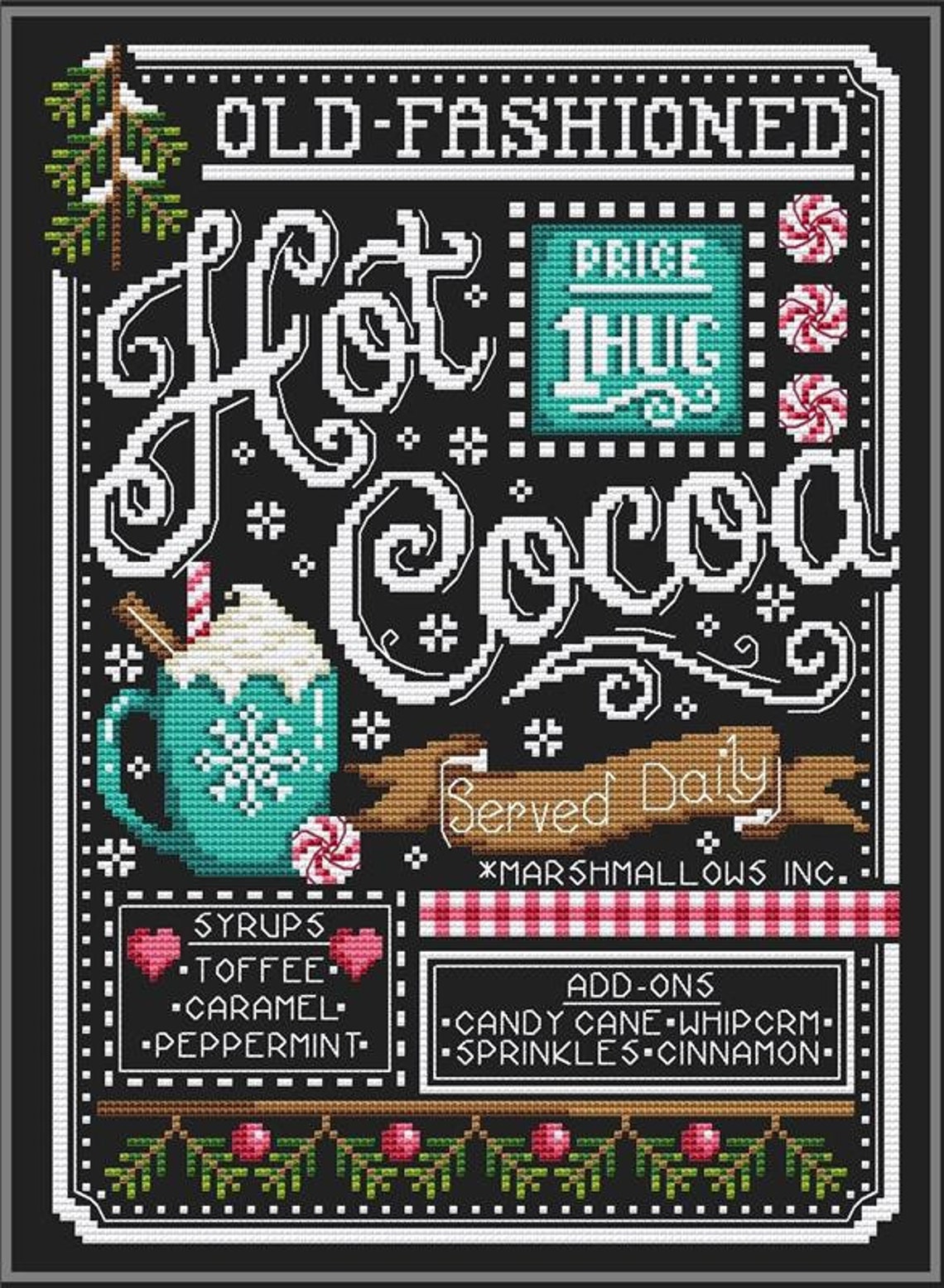 Old Fashioned Counted Cross Stitch Pattern by Shannon Christine Designs ...