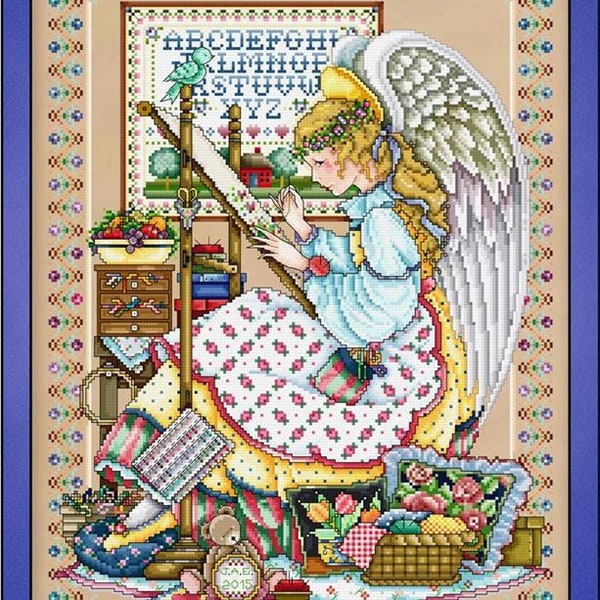 The Angel of Cross Stitch Counted Cross Stitch Pattern