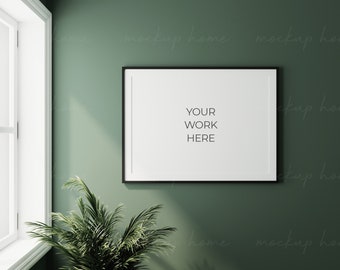 Horizontal frame mockup, A4 black mockup, Vertical mockup, Black mockup frame, Black mock up, Digital Frame mockup, Mockup frame